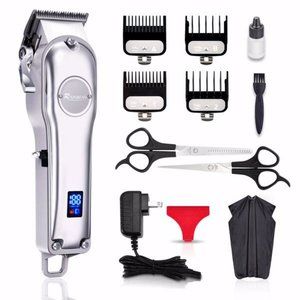 Household rechargeable hair clipper and shaving ma